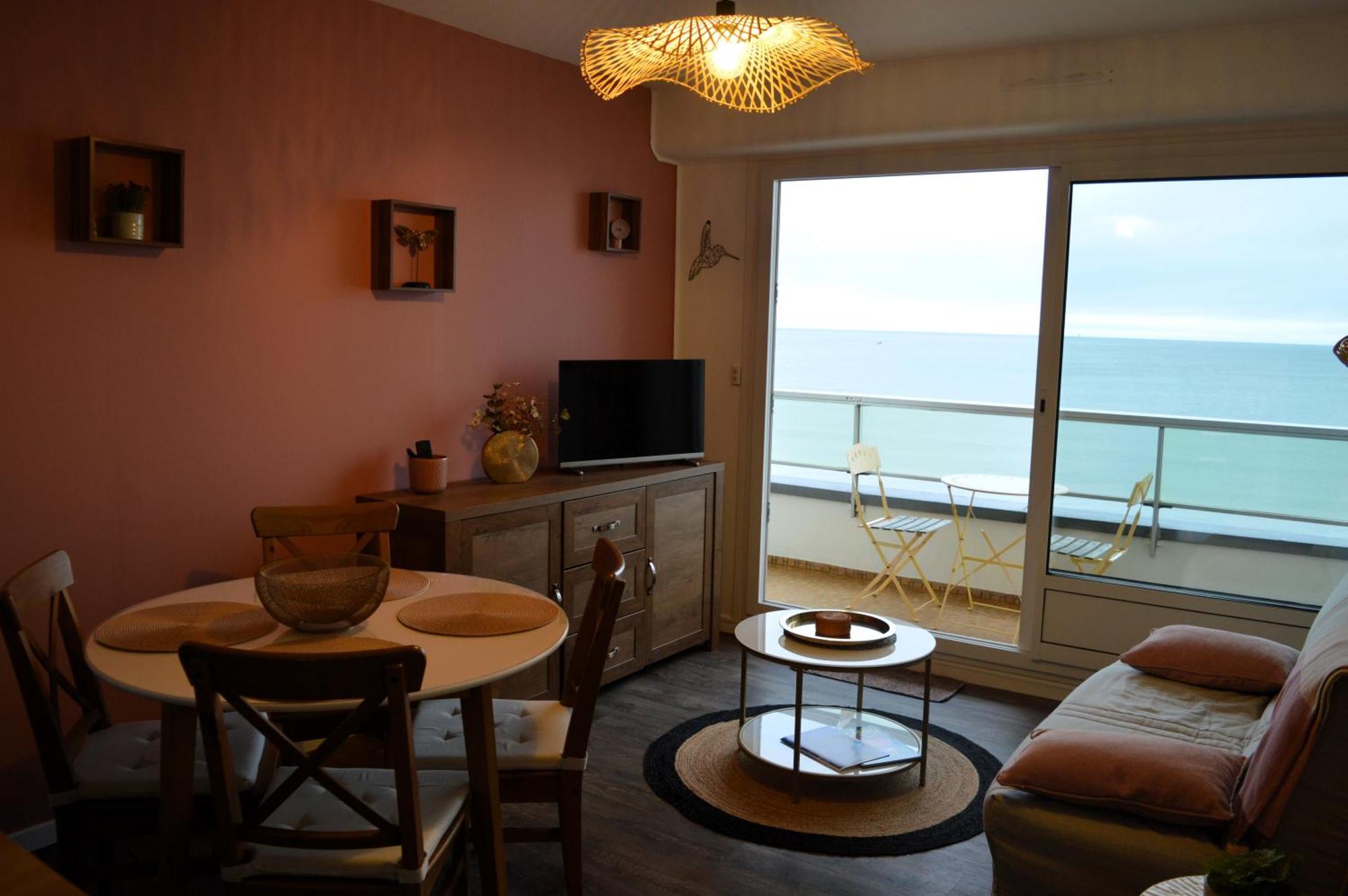 L'Esperluette - Magnifique Vue Mer Et Balcon Courseulles-sur-Mer Εξωτερικό φωτογραφία